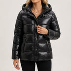 Bellamy - Women's High-Gloss Quilted Puffer Jacket