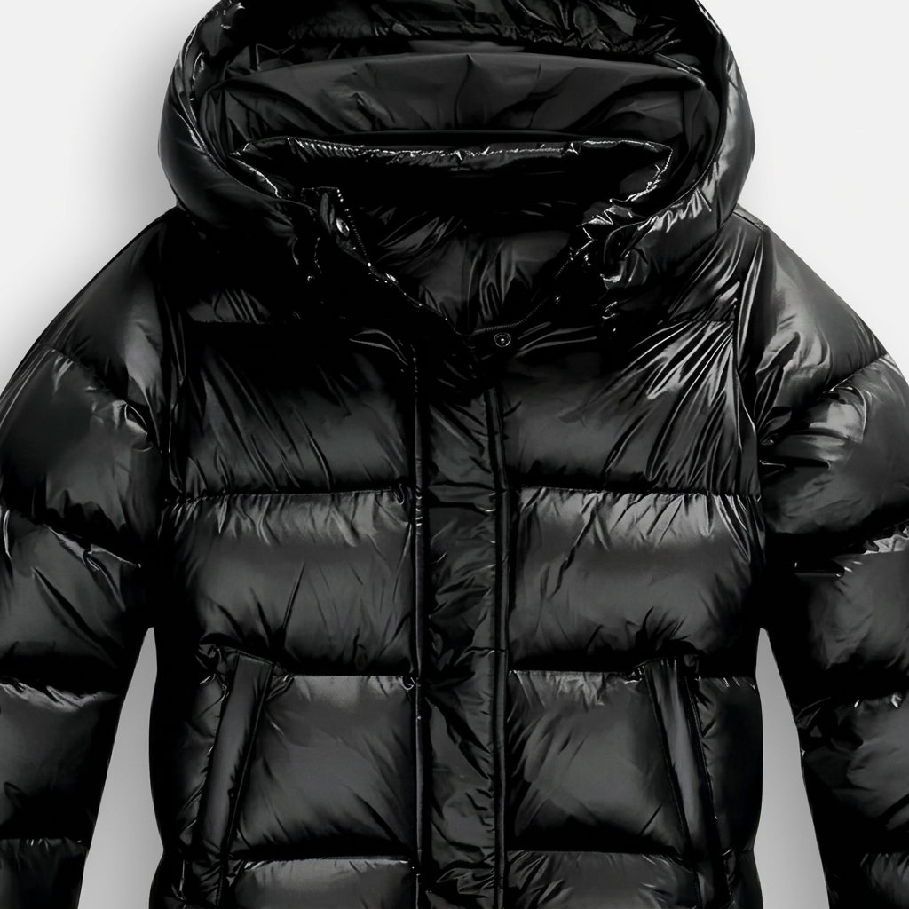 Bellamy - Women's High-Gloss Quilted Puffer Jacket