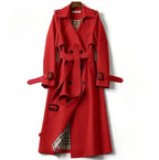 Berenice - Women's Belted Longline Trench Coat