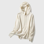 Bethany - Women's Ribbed Cashmere Hooded Sweater