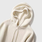 Bethany - Women's Ribbed Cashmere Hooded Sweater