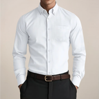 Calvin - Men's Button-Down Oxford Shirt