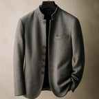 Carter - Men's Tailored Wool Button-Front Jacket