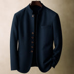 Carter - Men's Tailored Wool Button-Front Jacket