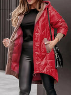Charli - Women's Oversized Quilted Parka with Drawstring Waist