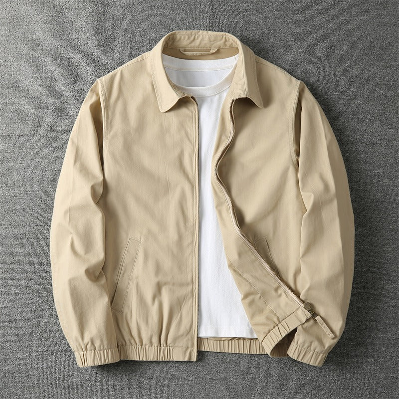 Charlie - Men's Zip-Front Harrington Jacket