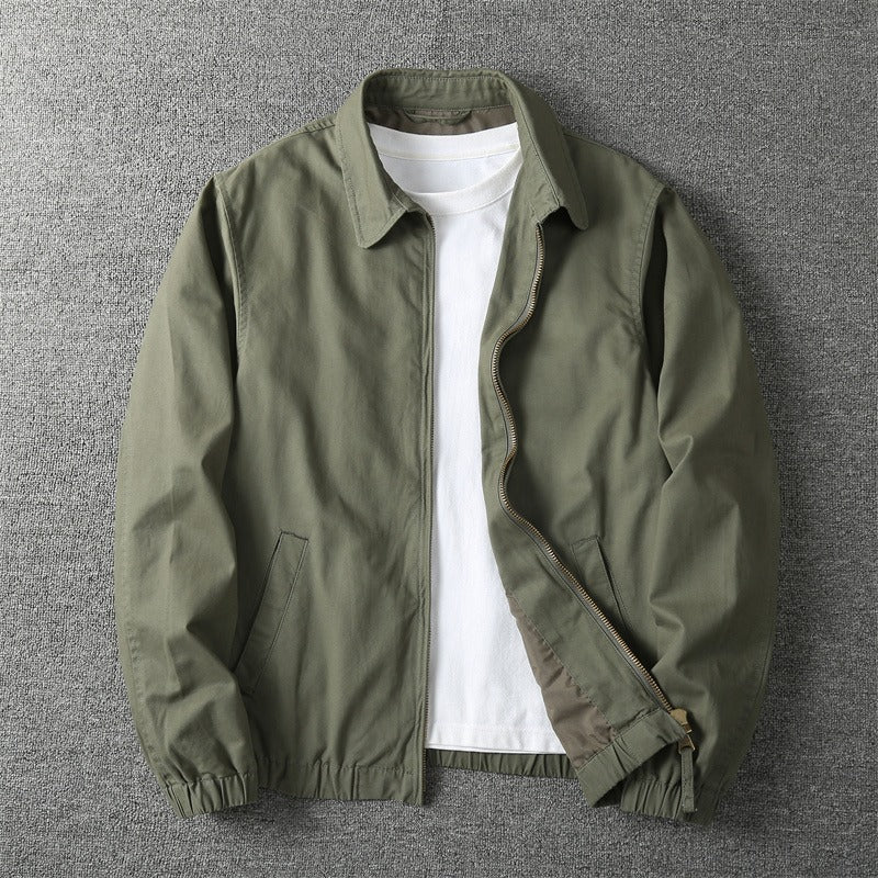 Charlie - Men's Zip-Front Harrington Jacket