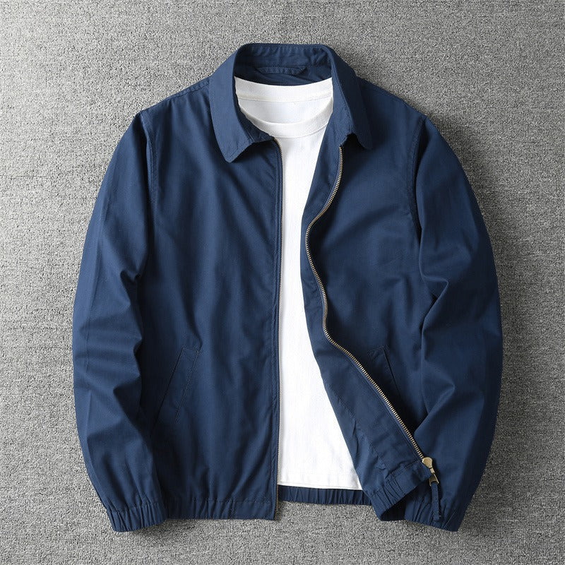 Charlie - Men's Zip-Front Harrington Jacket