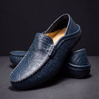 Corbyn - Men's Leather Slip-On Loafers