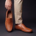 Corbyn - Men's Leather Slip-On Loafers