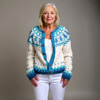 Cordula - Women's Fair Isle Knit Cardigan