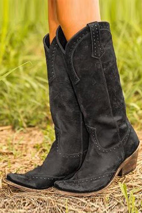 Cosette - Women's Studded Knee-High Boots