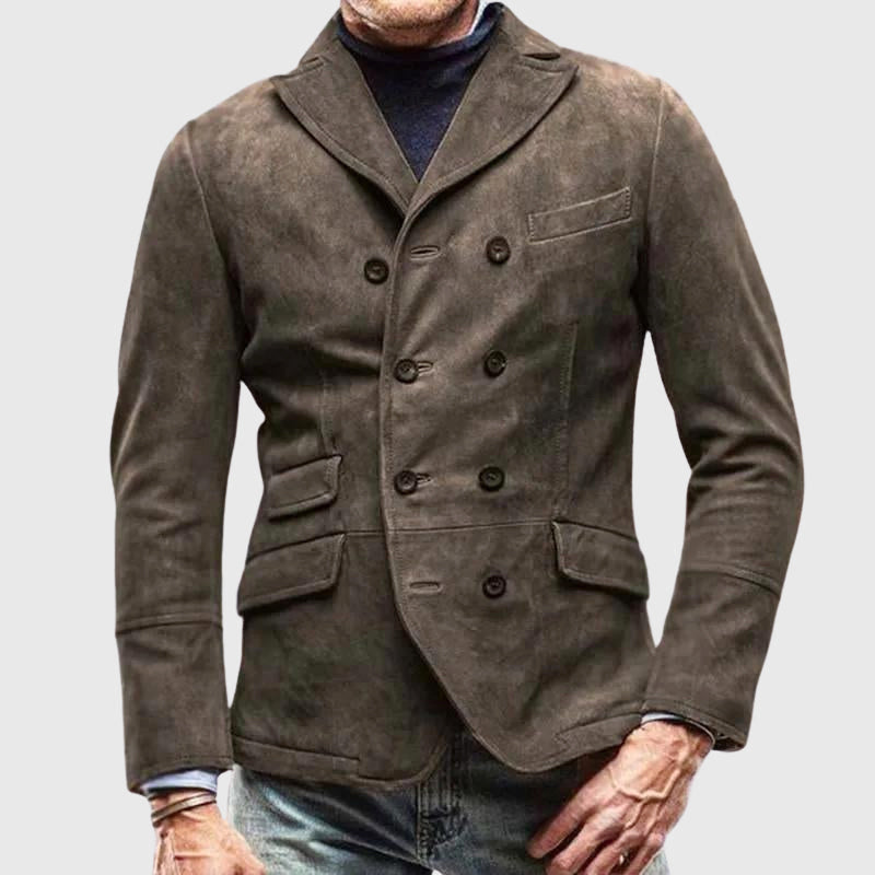 Eric - Men's Double-Breasted Notch Lapel Blazer