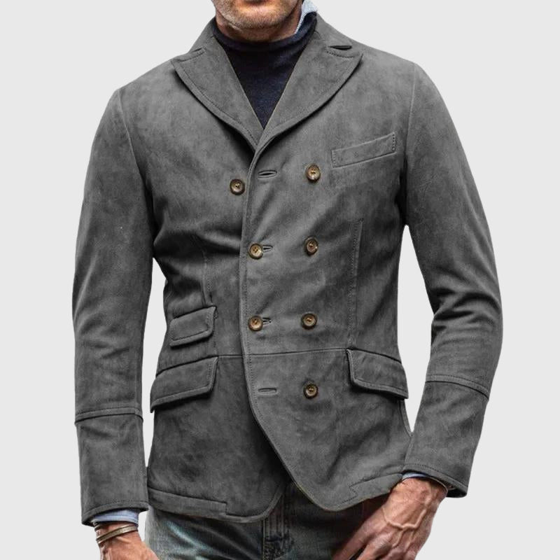 Eric - Men's Double-Breasted Notch Lapel Blazer
