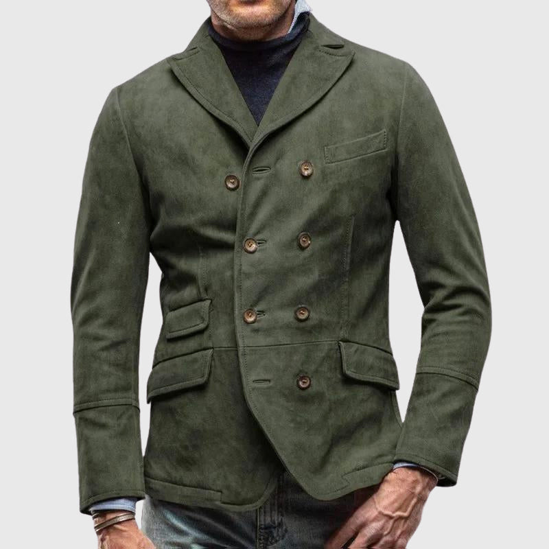 Eric - Men's Double-Breasted Notch Lapel Blazer