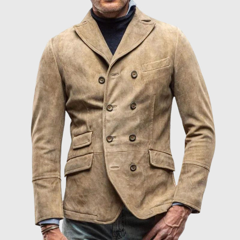 Eric - Men's Double-Breasted Notch Lapel Blazer