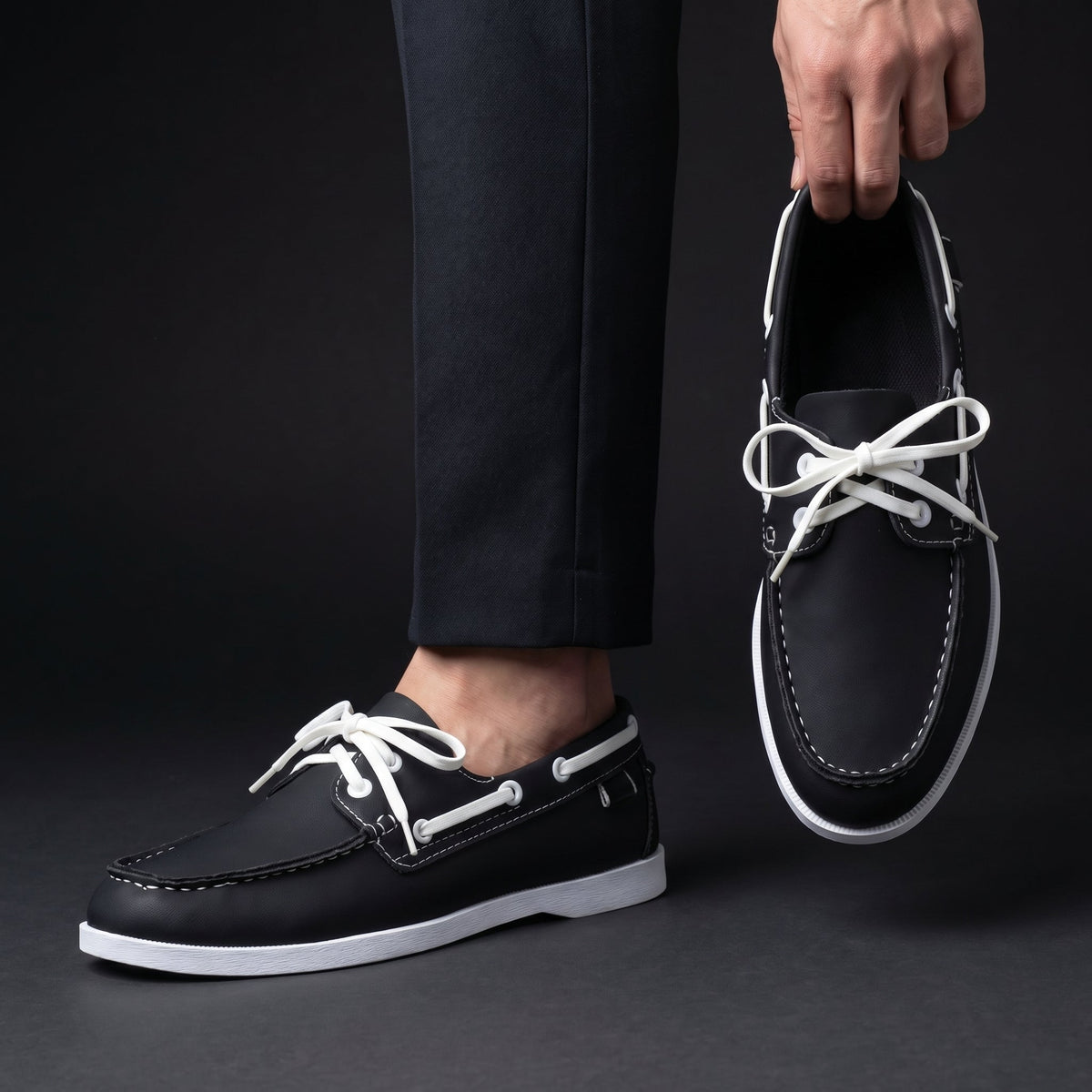 Ethan - Men's Casual Lace-Up Boat Shoes