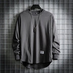 Everett - Men's Oversized Crewneck Pullover with Drop Hem