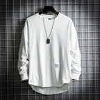 Everett - Men's Oversized Crewneck Pullover with Drop Hem