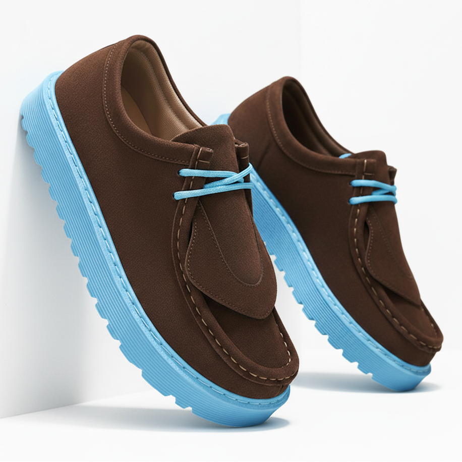 Everett - Men's Suede Slip-On Loafers with Padded Insole