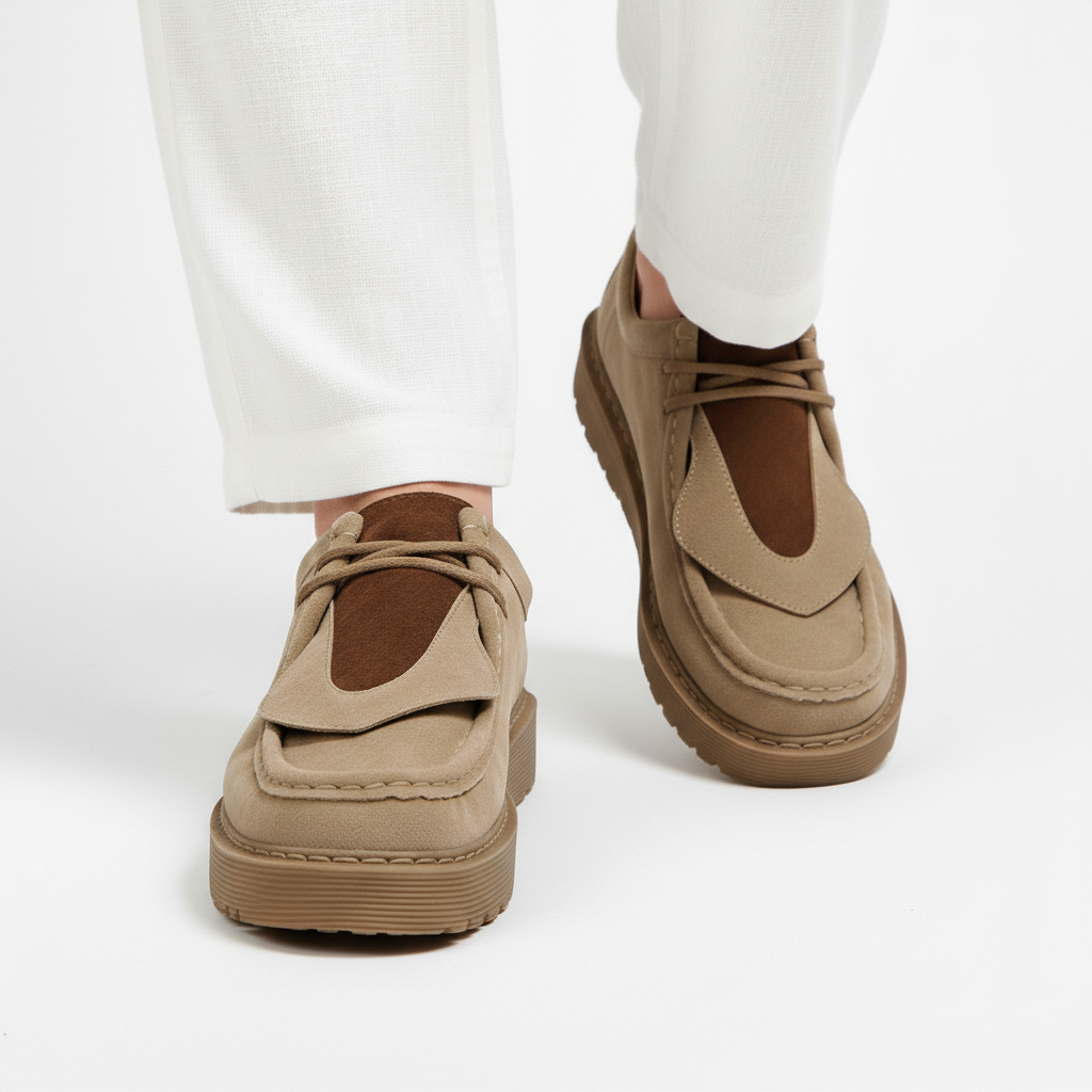Everett - Men's Suede Slip-On Loafers with Padded Insole