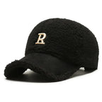 Everley - Sherpa-Lined Baseball Cap with Contrast Brim