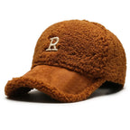 Everley - Sherpa-Lined Baseball Cap with Contrast Brim