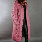 Evie - Women's Chunky Cable Knit Cardigan