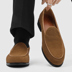 Ezra - Men's Suede Slip-On Loafers