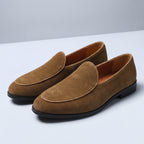 Ezra - Men's Suede Slip-On Loafers