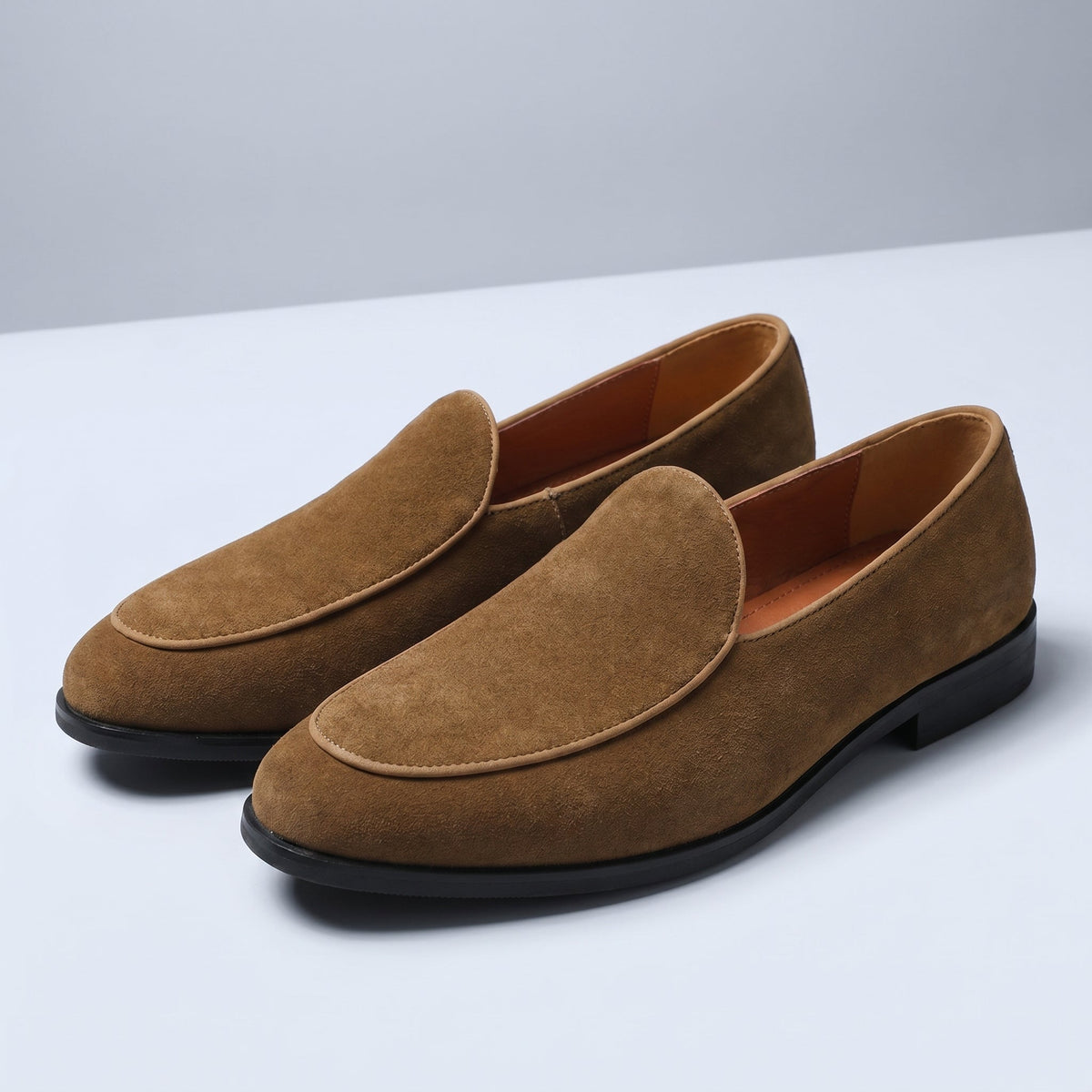 Ezra - Men's Suede Slip-On Loafers