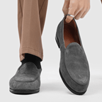 Ezra - Men's Suede Slip-On Loafers