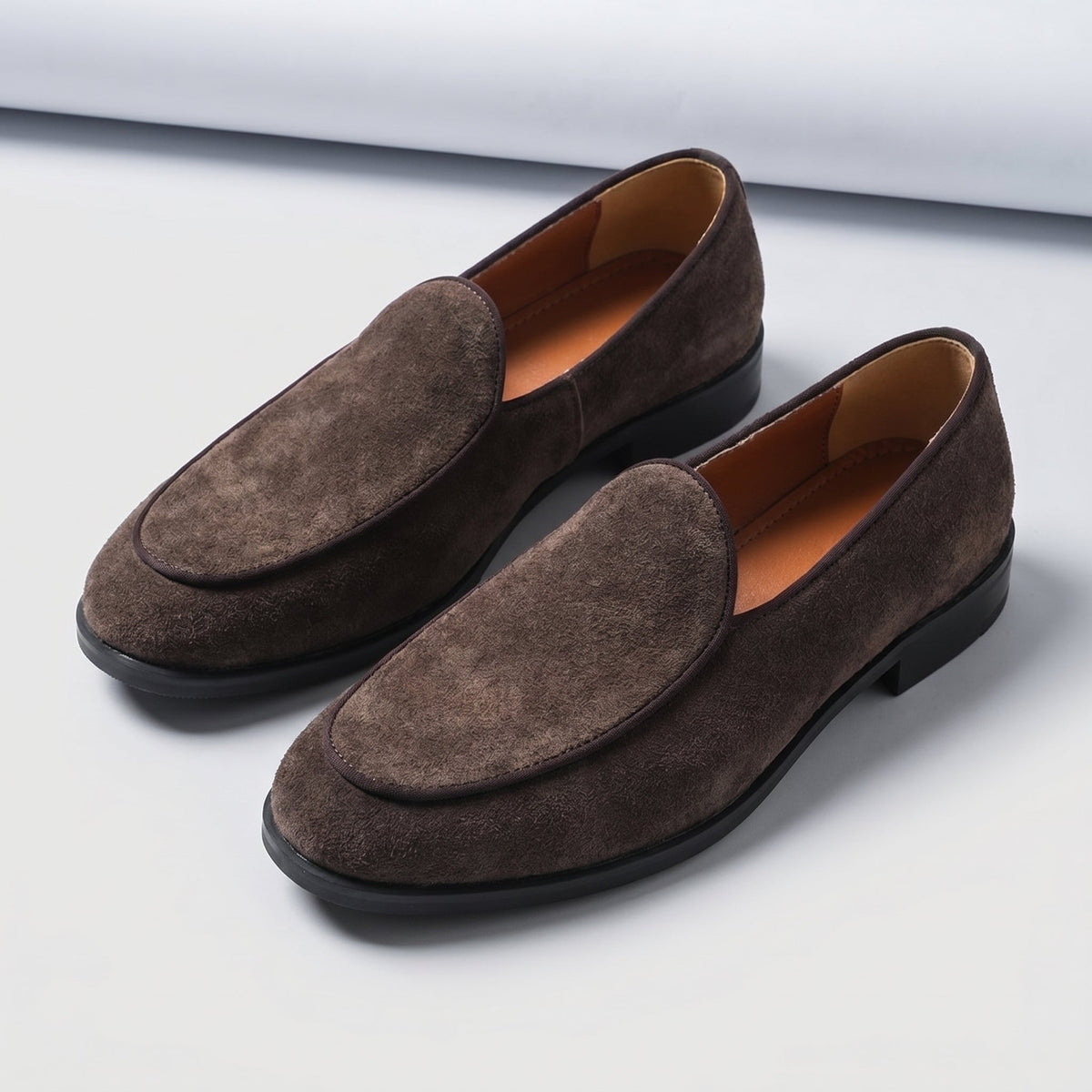 Ezra - Men's Suede Slip-On Loafers