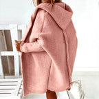 Isolde - Women's Oversized Hooded Knit Cardigan