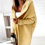 Isolde - Women's Oversized Hooded Knit Cardigan