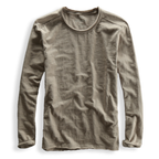 Jayden - Men's Textured Crewneck Long-Sleeve Cotton Shirt