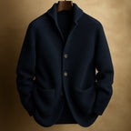 Keenan - Men's Button-Front Ribbed Cardigan