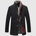 Kenzo - Men's Stand Collar Button-Front Wool Coat