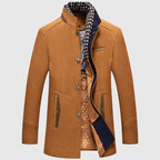 Kenzo - Men's Stand Collar Button-Front Wool Coat