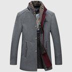 Kenzo - Men's Stand Collar Button-Front Wool Coat
