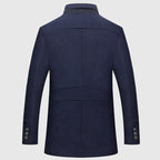 Kenzo - Men's Stand Collar Button-Front Wool Coat