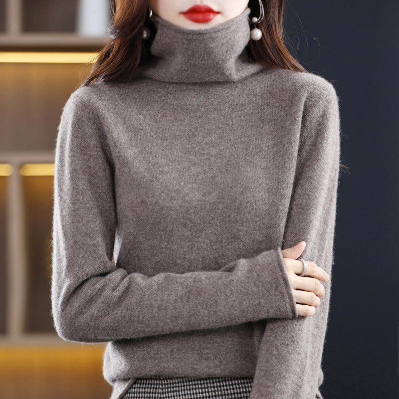 Lara - Women's Soft Fine-Knit Turtleneck Sweater