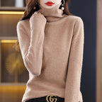 Lara - Women's Soft Fine-Knit Turtleneck Sweater