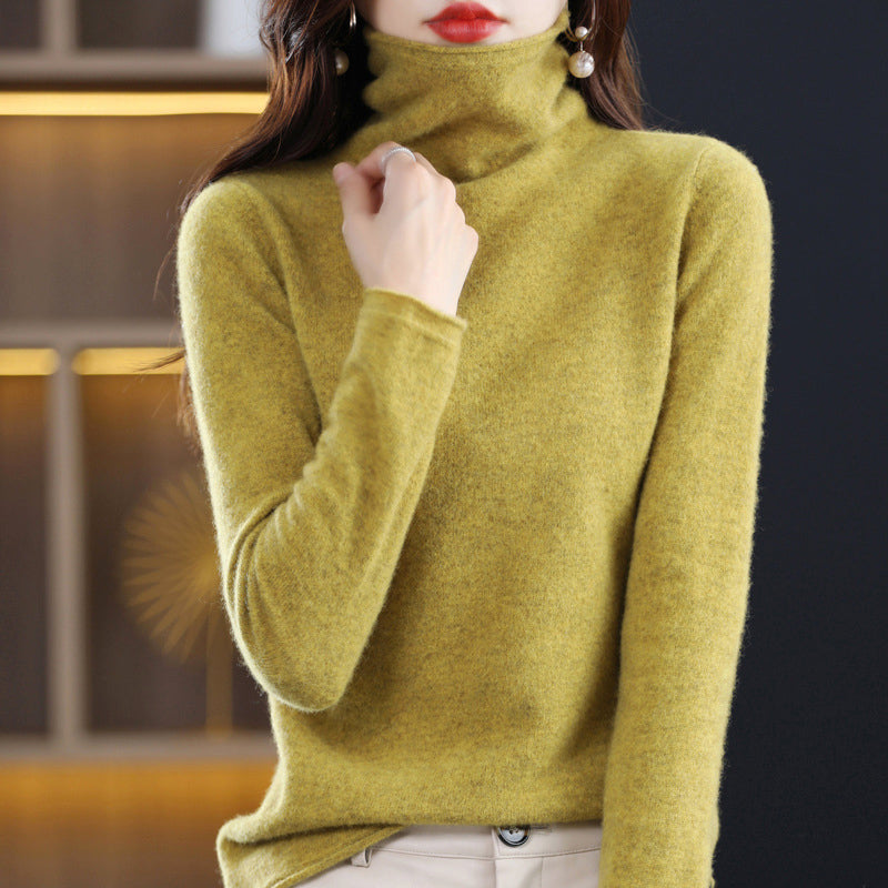 Lara - Women's Soft Fine-Knit Turtleneck Sweater