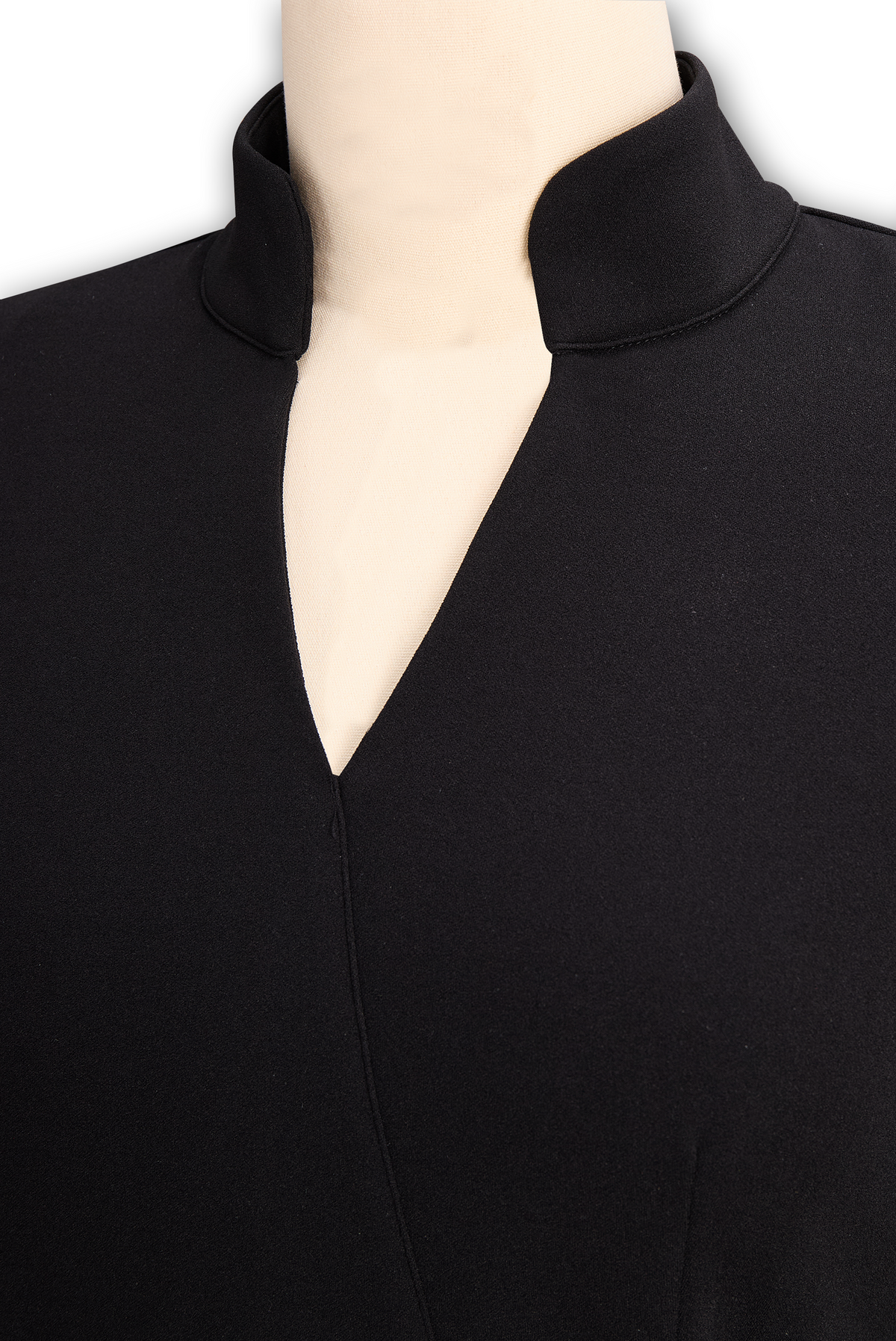 Loretta - Women's Mock-Wrap Belted Midi Dress