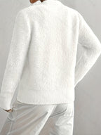 Lucinda - Women's Textured Button-Front Cardigan