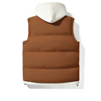 Lyndon - Men's Quilted Puffer Gilet with Fleece-Lined Hood