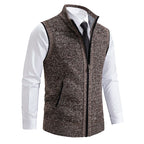 Marcus - Men's Full-Zip Wool-Blend Vest