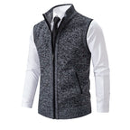 Marcus - Men's Full-Zip Wool-Blend Vest