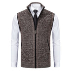 Marcus - Men's Full-Zip Wool-Blend Vest